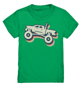 Retro Monstertruck Kinder T-Shirt