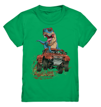 Laden Sie das Bild in den Galerie-Viewer, Dinosaurier Trex Monstertruck Dino Kinder T-Shirt
