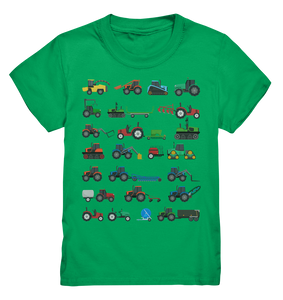 Traktor Landmaschinen T-Shirt Kinder
