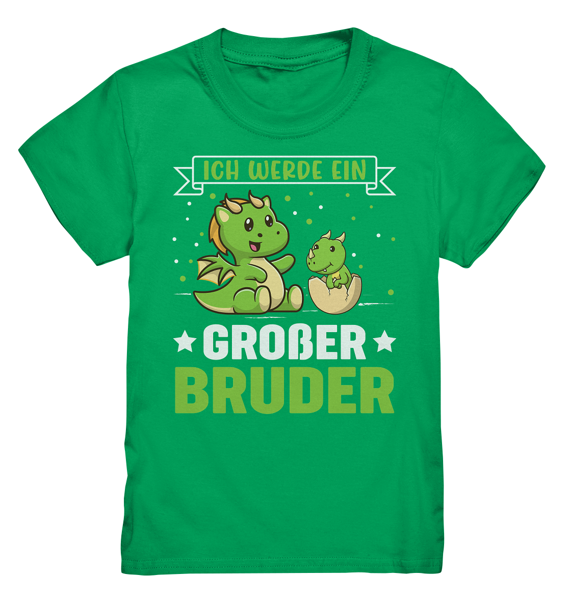 Ich werde ein Großer Bruder Dino Shirt