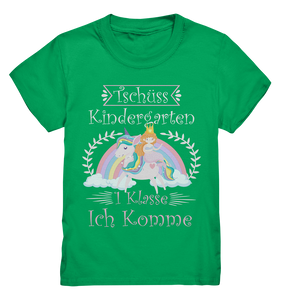 Schulanfang T-Shirt Prinzessin Einhorn Einschulung Mädchen Schulkind Outfit