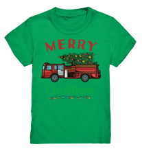 Laden Sie das Bild in den Galerie-Viewer, Feuerwehr Weihnachten Merry Christmas T-Shirt
