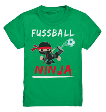 Laden Sie das Bild in den Galerie-Viewer, Fußballspieler Ninja Fußballer Jungs Mädchen Fußball T-Shirt

