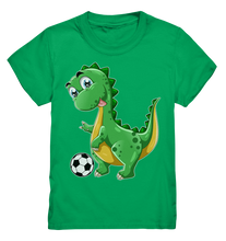 Laden Sie das Bild in den Galerie-Viewer, Fußball Jungs Fußballer Dinosaurier Fußballspieler T-Shirt
