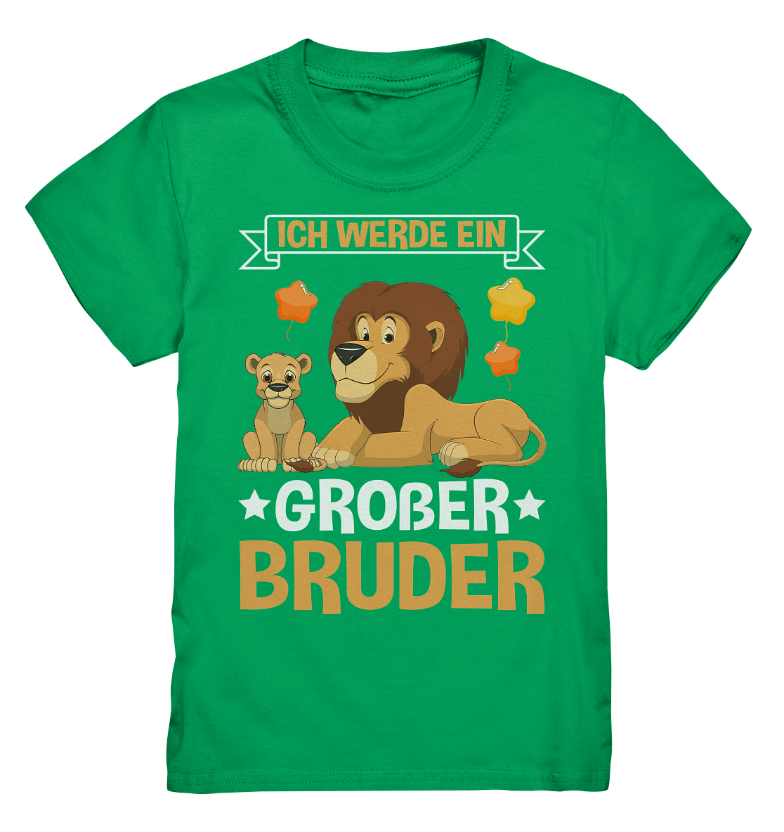Ich werde ein Großer Bruder Löwe T-Shirt