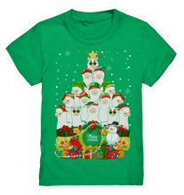 Laden Sie das Bild in den Galerie-Viewer, Weihnachten Lamas Weihnachtsbaum Lama Weihnachtsoutfit Kinder T-Shirt
