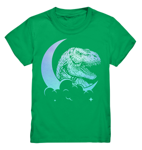 Dino Trex Kinder Dinosaurier Mond T-Shirt