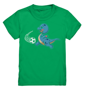 Fußball Jungs Fußballer Dino Fußballspieler T-Shirt