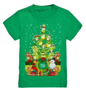 Weihnachten Frösche Weihnachtsbaum Frosch Weihnachtsoutfit Kinder T-Shirt