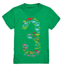 Laden Sie das Bild in den Galerie-Viewer, 3. Geburtstag Dinosaurier 3 Jahre alt Dino T-Shirt
