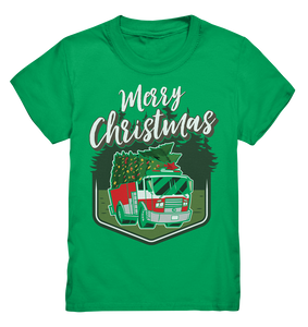 Merry Christmas Feuerwehr Weihnachten T-Shirt Kinder