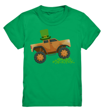 Laden Sie das Bild in den Galerie-Viewer, Monstertruck St. Patricks Day Kinder T-Shirt
