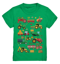Laden Sie das Bild in den Galerie-Viewer, Traktor Landmaschinen T-Shirt Kinder
