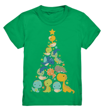 Laden Sie das Bild in den Galerie-Viewer, Weihnachtsshirt Dinosaurier Weihnachtsbaum Weihnachtsoutfit T-Shirt
