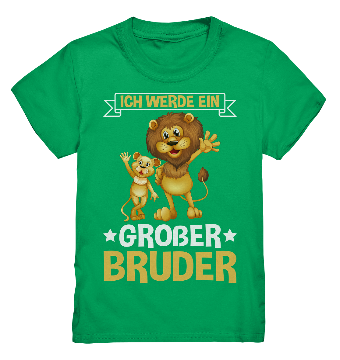 Ich werde ein Großer Bruder Löwen T-Shirt