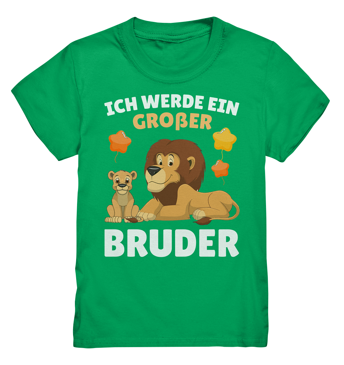 Ich werde ein Großer Bruder Löwen T-Shirt