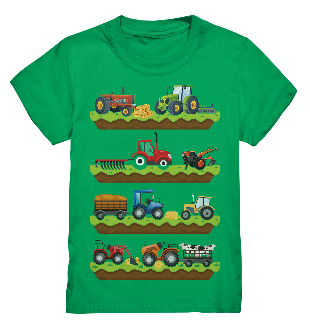 Traktor Landwirtschaft Landmaschinen T-Shirt Kinder