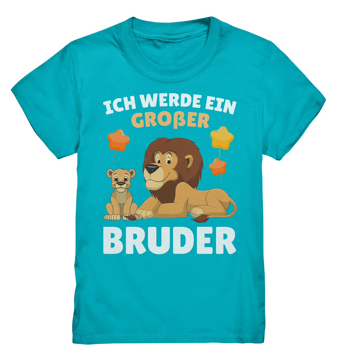 Ich werde ein Großer Bruder Löwen T-Shirt