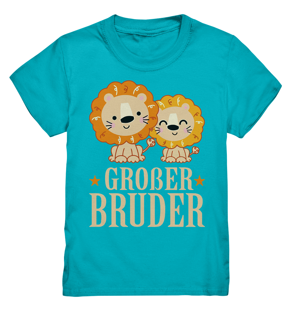 Niedlicher Löwe Großer Bruder T-Shirt