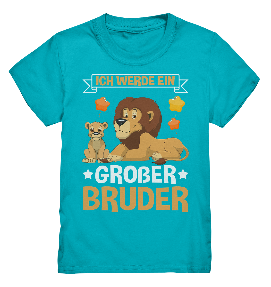 Ich werde ein Großer Bruder Löwe T-Shirt