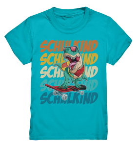 Dinosaurier Trex SCHULKIND T-Shirt Einschulung Geschenk 2023 Schulanfang Outfit