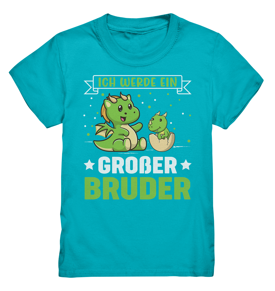 Ich werde ein Großer Bruder Dino Shirt