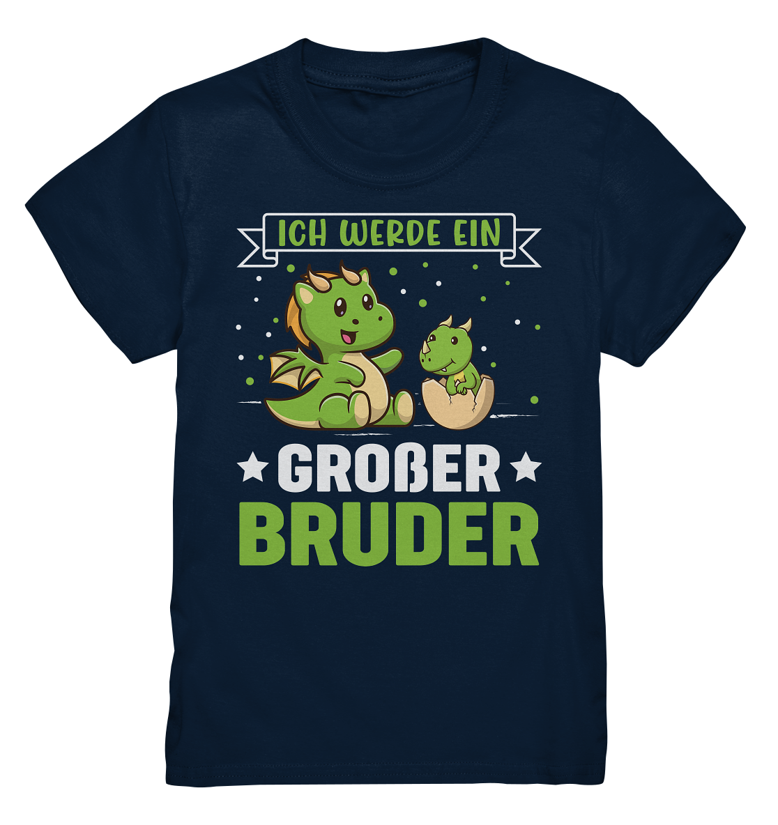 Ich werde ein Großer Bruder Dino Shirt