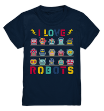 Laden Sie das Bild in den Galerie-Viewer, Roboter Jungen Mädchen Robotik Liebe T-Shirt
