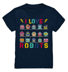Roboter Jungen Mädchen Robotik Liebe T-Shirt