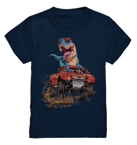 Dinosaurier Trex Monstertruck Dino Kinder T-Shirt