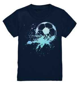 Fußballspieler Splash Fußball Kinder Fußballer T-Shirt