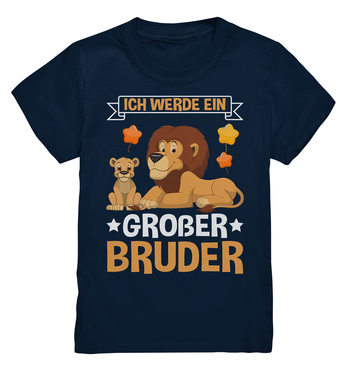 Ich werde ein Großer Bruder Löwe T-Shirt