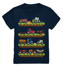 Laden Sie das Bild in den Galerie-Viewer, Traktor Landwirtschaft Landmaschinen T-Shirt Kinder
