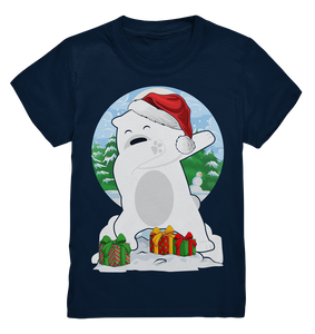 Dabbing Eisbär Weihnachten Polarbär Weihnachtsoutfit Kinder T-Shirt