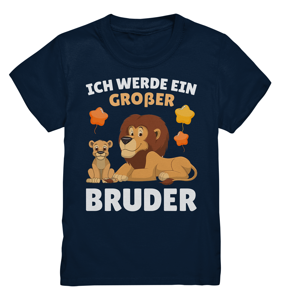 Ich werde ein Großer Bruder Löwen T-Shirt