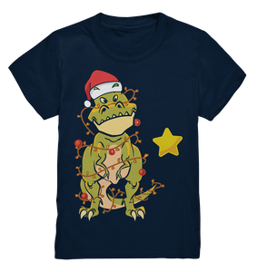 Trex Weihnachten Dinosaurier T-Shirt Kinder