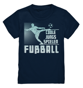 Fußballspieler Coole Jungs Fußballer Motiv Fußball T-Shirt Kinder