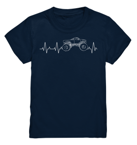 Monstertruck Heartbeat Monster Truck Kinder T-Shirt