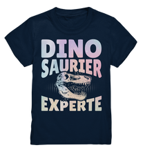 Laden Sie das Bild in den Galerie-Viewer, Pastel Dinosaurier Experte Mädchen Dino T-Shirt
