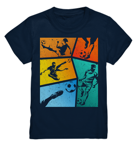 Fußball Bunt Fußballer Junge Fußballspieler T-Shirt