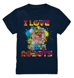 Liebe Roboter Lustige Robotik Kinder T-Shirt