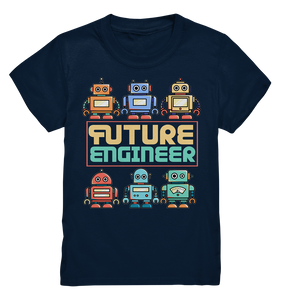 Zukünftiger Robotik Ingenieur Kinder Roboter T-Shirt