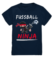 Laden Sie das Bild in den Galerie-Viewer, Fußballspieler Ninja Fußballer Jungs Mädchen Fußball T-Shirt
