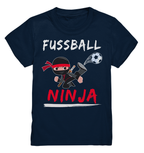 Fußballspieler Ninja Fußballer Jungs Mädchen Fußball T-Shirt