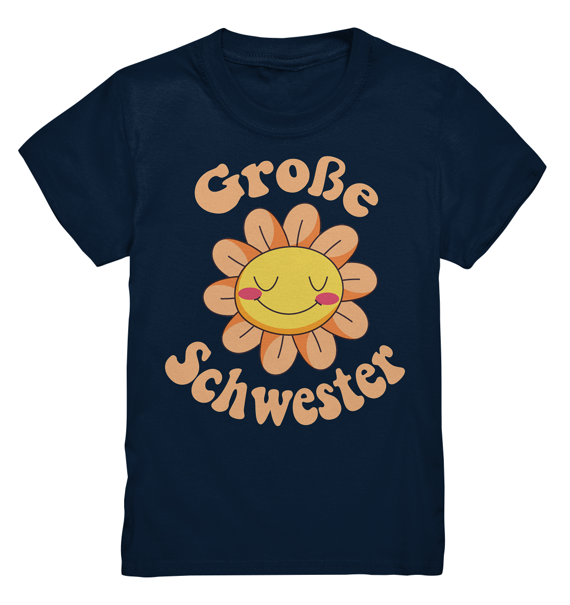 Große Schwester Shirt Blume Große Schwester Geschenk