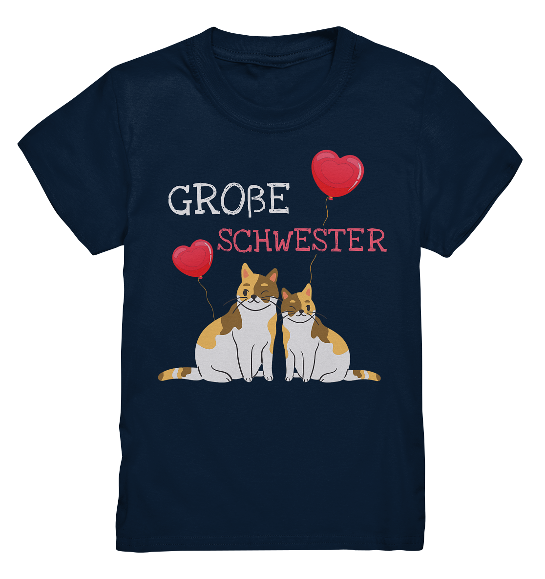 Große Schwester Shirt Katzen Liebe Große Schwester Geschenk