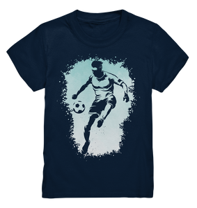 Fußball Cooler Fußballer Junge Fußballspieler T-Shirt