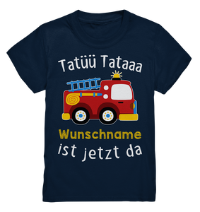 Feuerwehr Tatüü Tataaa personalisiertes Kinder T-Shirt