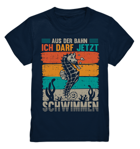 Schwimmabzeichen Kinder Seepferdchen bestanden Frühschwimmer T-Shirt