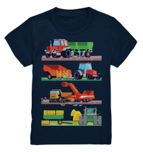 Laden Sie das Bild in den Galerie-Viewer, Landmaschinen Traktor T-Shirt Kinder
